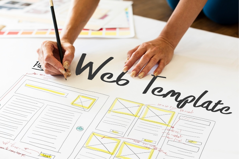 web builder template